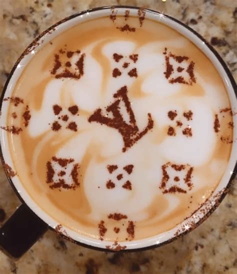 louis vuitton coffee stencil